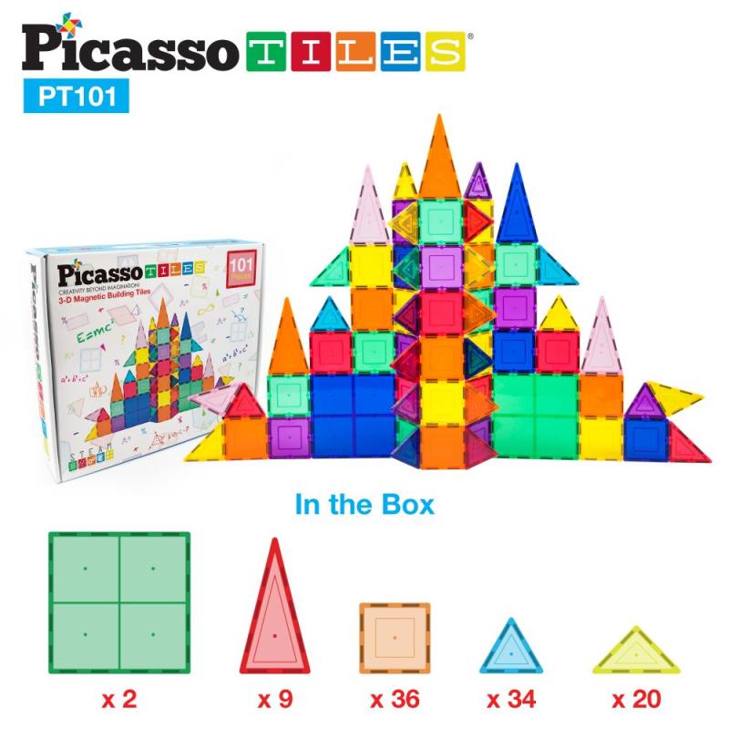 Picasso stavebnice 101ks , Základní stavební bloky