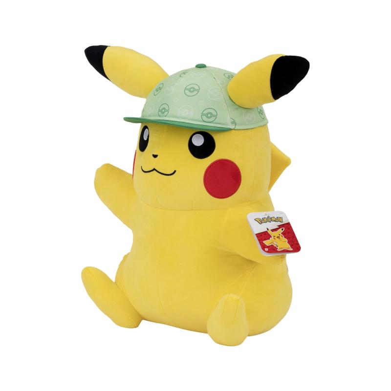 Nový plyšový PIKACHU s jeho ikonickou čepičkou, velký 60 cm
