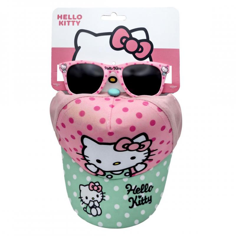 Kšiltovka sluneční brýle HELLO KITTY