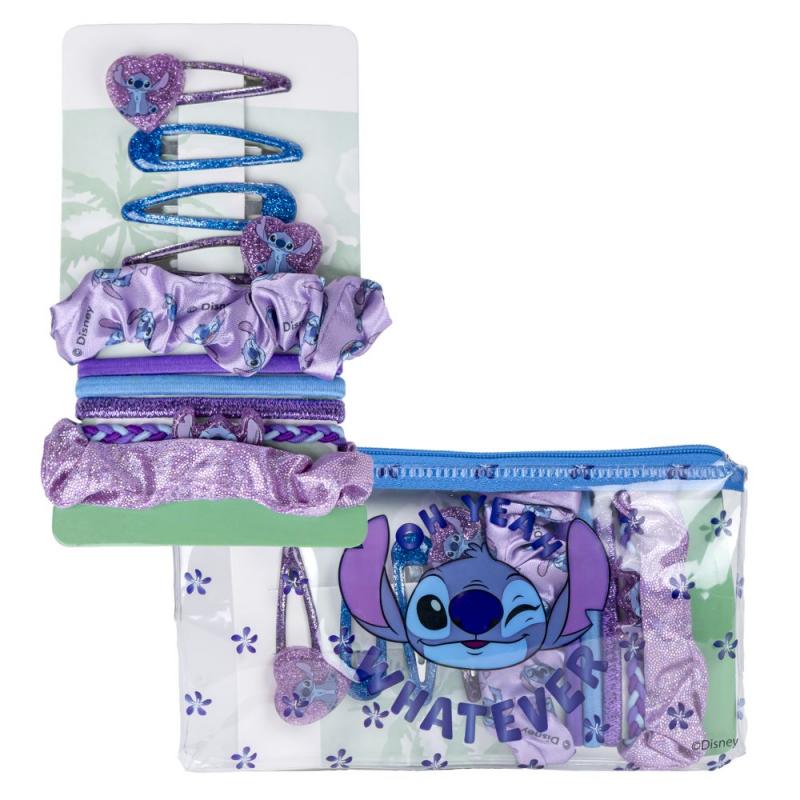 Set doplňků do vlasů Stitch 10ks