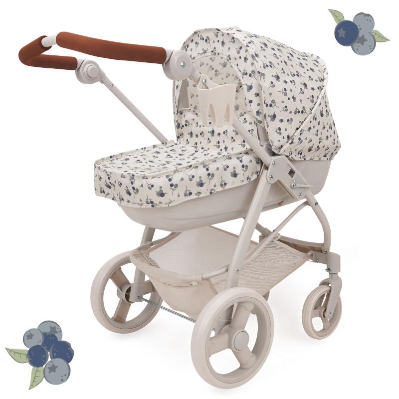 Bella 2in1 Doll Pram, Blueberry