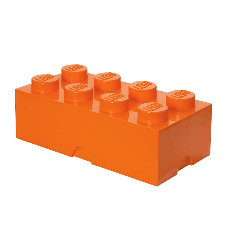 LEGO úložný box 8 - oranžová