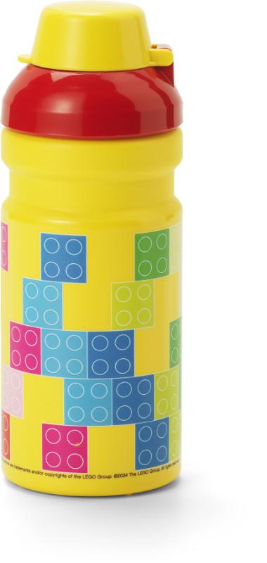 LEGO Brick láhev na pití - červená/žlutá