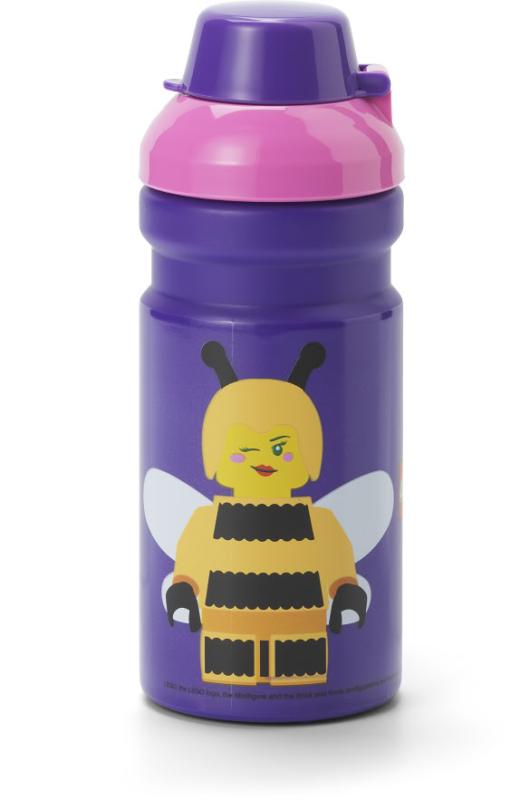 LEGO Bee fľaša na pitie - fialová