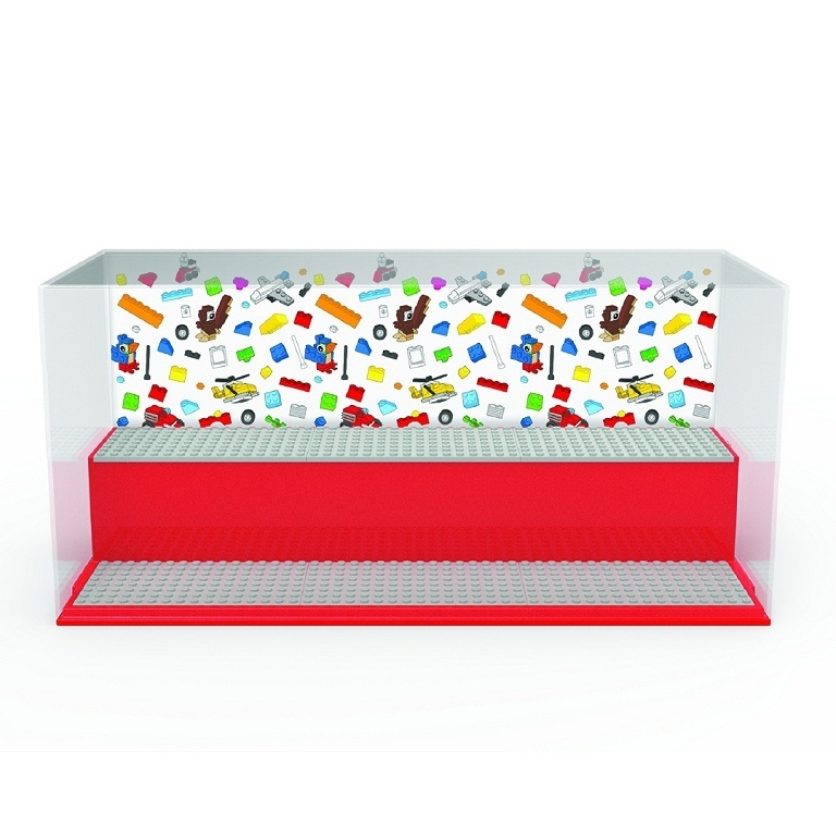 LEGO ICONIC herní a sběratelská skříňka - červená