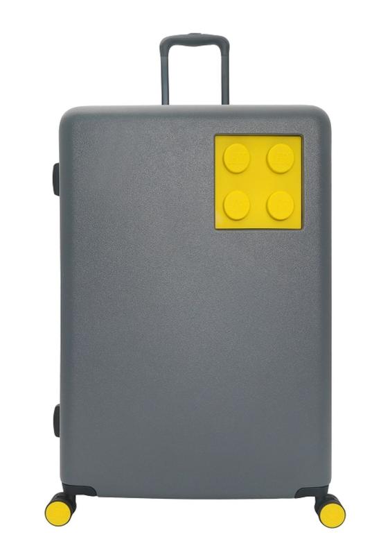 LEGO kufor URBAN 67 cm, M - Tmavo šedý/Žltý