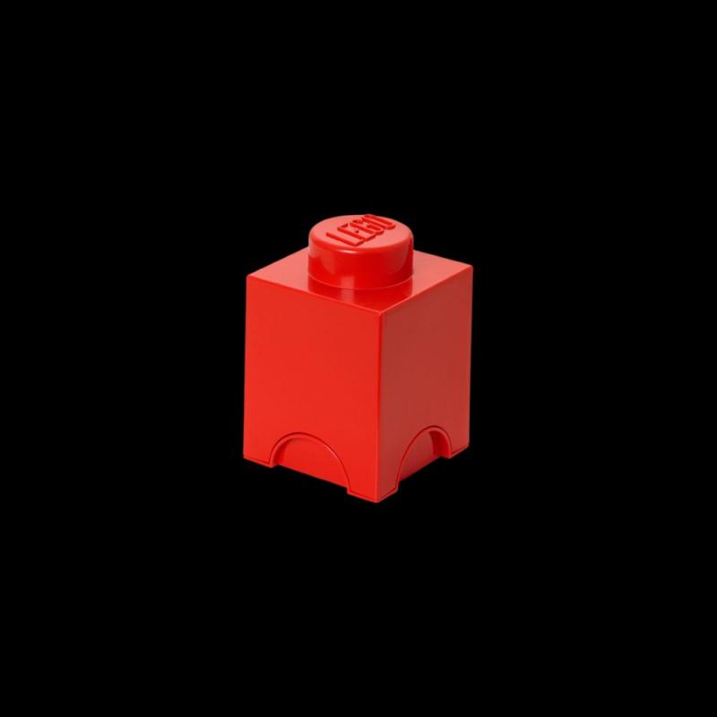 LEGO úložný box 1 - červená