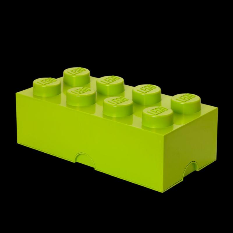 LEGO úložný box 8 - svetlo zelená