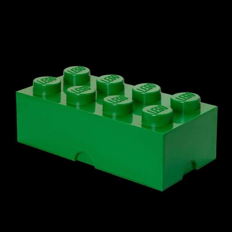 LEGO úložný box 8 - tmavo zelená