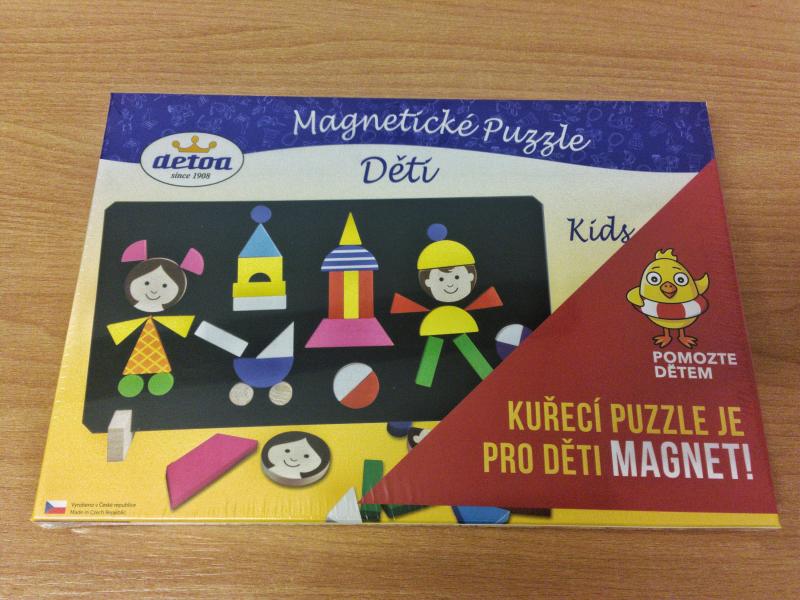 Magnetické puzzle "Nadácia Kurča"