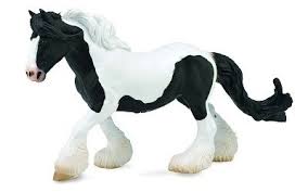 COLLECTA Gypsy Mare - Black & White Piebald