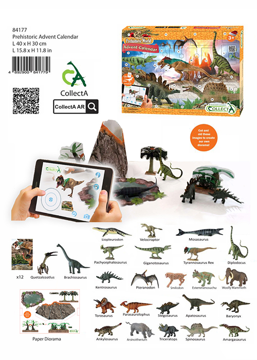 COLLECTA Adventní kalendář-dinosauři