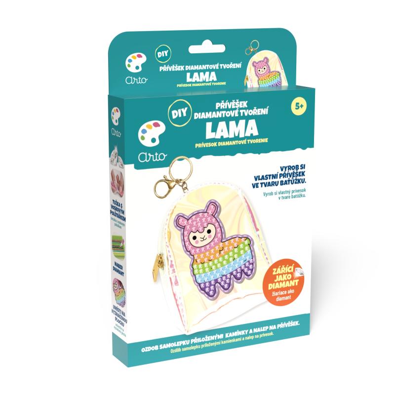 ARTO DIY Přívěsek diamantové tvoření - Lama