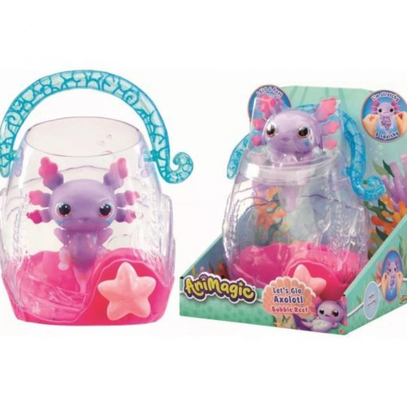 ANIMAGIC Svietiaci Axolotl v akváriu