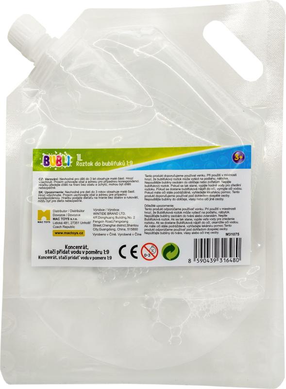 BUBLI 1L roztok do bublifuku 1:9