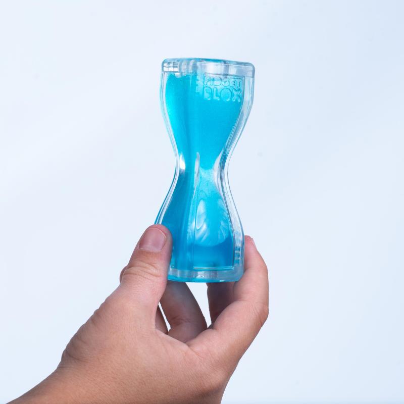 Fidget Blox Vision - farebná láva - modrá