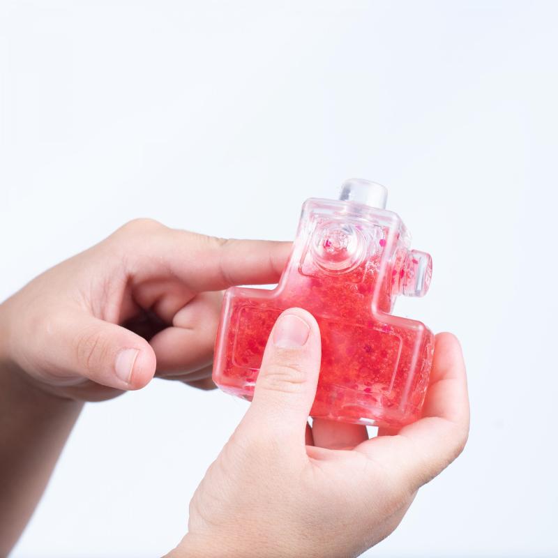 Fidget Blox Touch - Stláčaj ma - červená