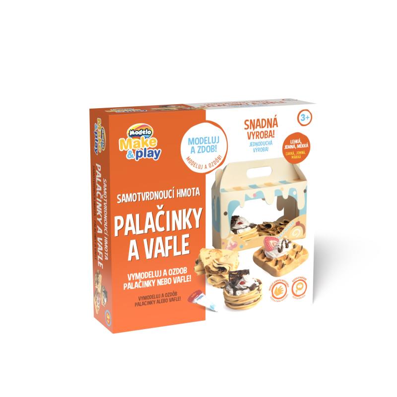 MODELO Samotvrdnoucí hmota - Palačinky a vafle