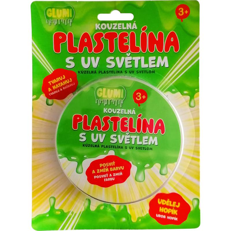 GLUMI Kouzelná plastelína s UV světlem