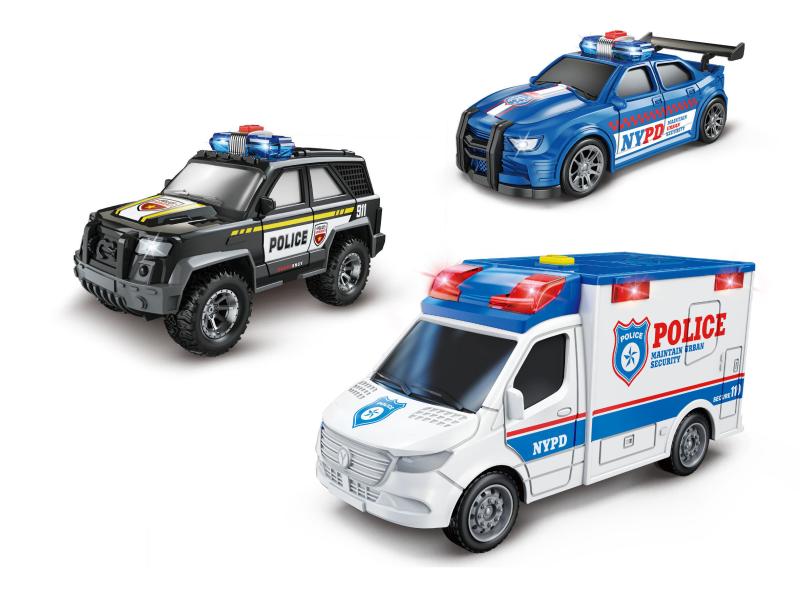 PLEJO Policejní vozy se zvukem