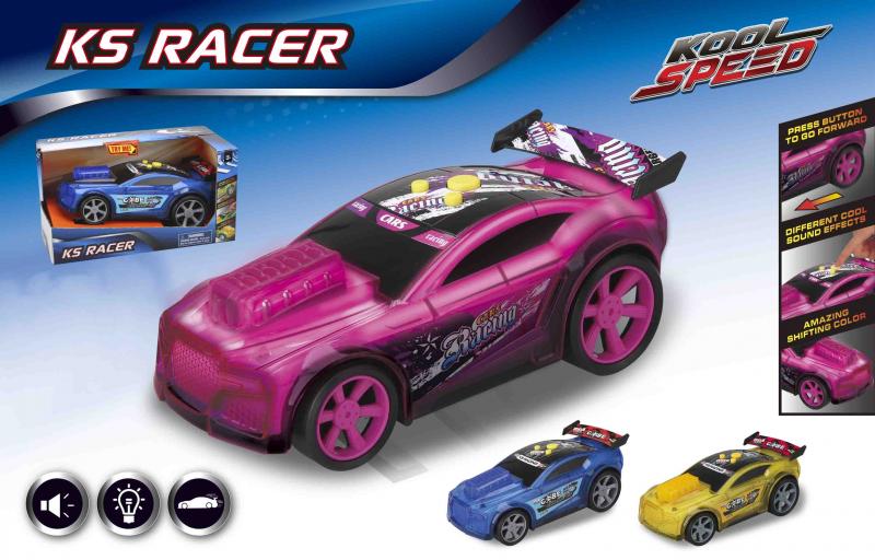 Racer auto na baterie se zvukem